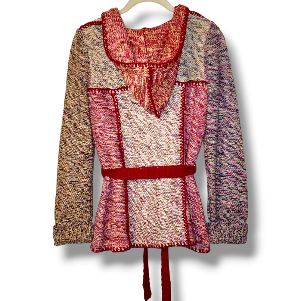 Anthropologie Sparrow Knit Button Down Cardigan With Hoodie - Picture 2 of 8
